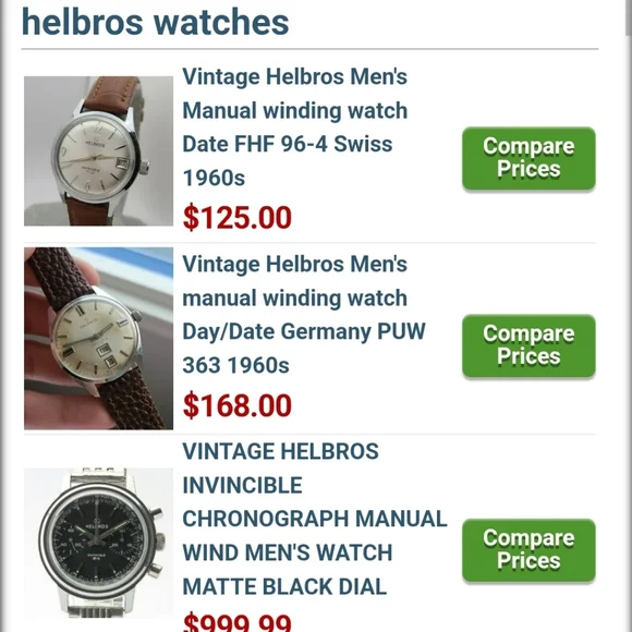 FLASH SALE VINTAGE COLLECTABLE HELBROS WATCH 2 TONE. SEE ALL PICS & INFO ⬇️⬇️